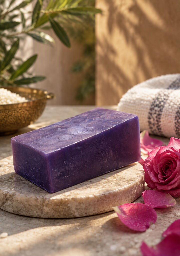 Moroccan Purple Beauty Soap | Radiance & Deep Cleansing Bar